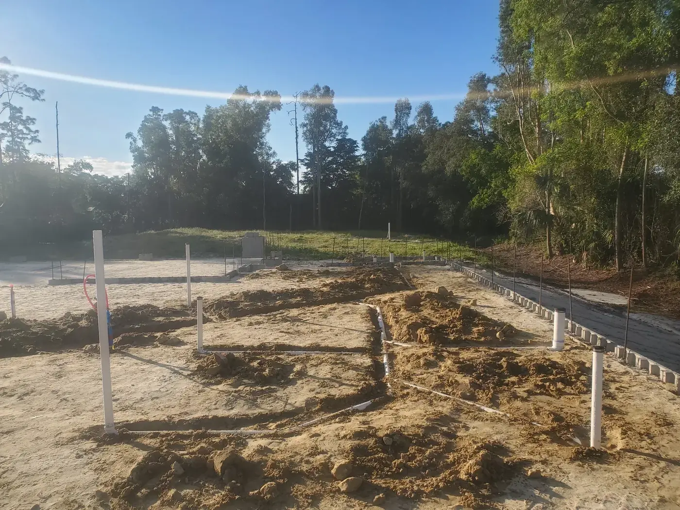 Pre-slab plumbing rough-in by A. Plumbing Pro